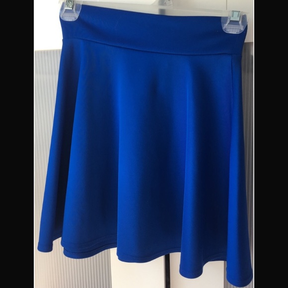 girls royal blue skirt